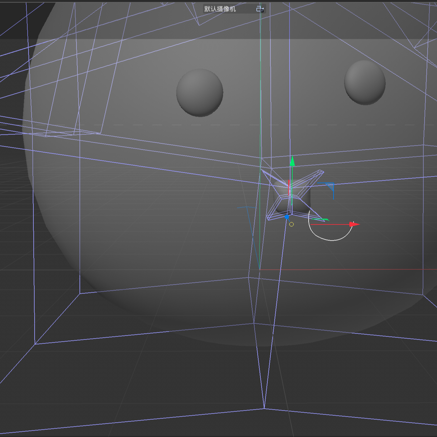 Adjusting the facial features on the 3D model