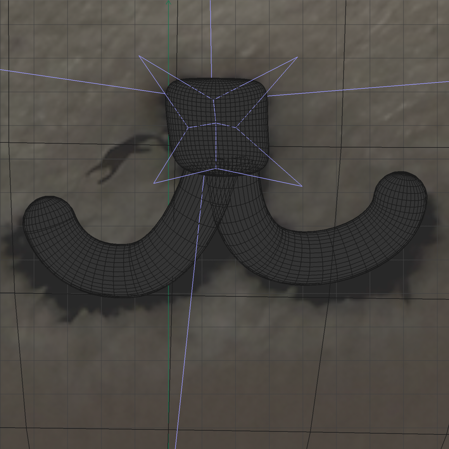 Modeling the curved mouth with splines and Sweep